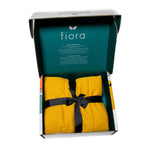 weighted blanket in box - honey