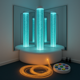Sensory Bubble Tube with Fibre Optic Seat – Calming Corner Essential