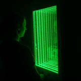 Interactive Infinity Mirror Wall Panel