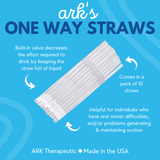 ARK's One-Way Straws - 10 Pack