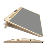 Zieler® Large (A3) Wooden Ergonomic Writing Slope with Grip Mat