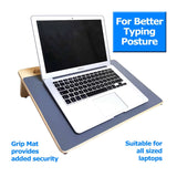 Zieler® Large (A3) Wooden Ergonomic Writing Slope with Grip Mat